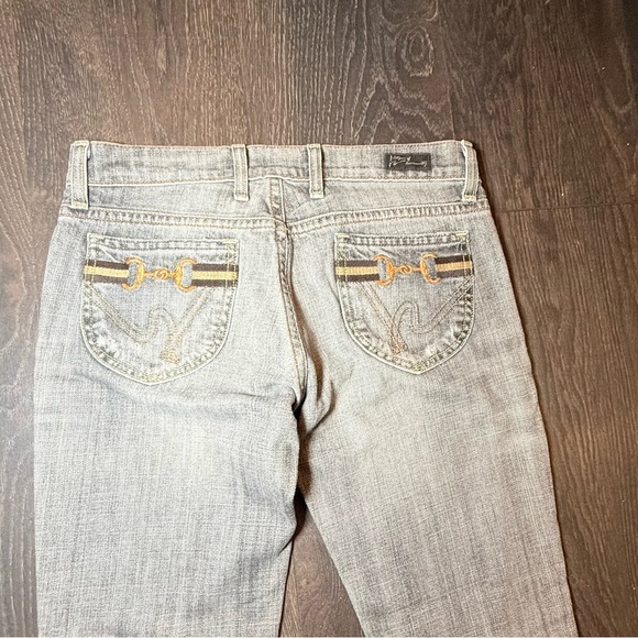 Citizens Of Humanity Gray Flare Wide Leg Jeans Size 27 - Picture 4 of 9